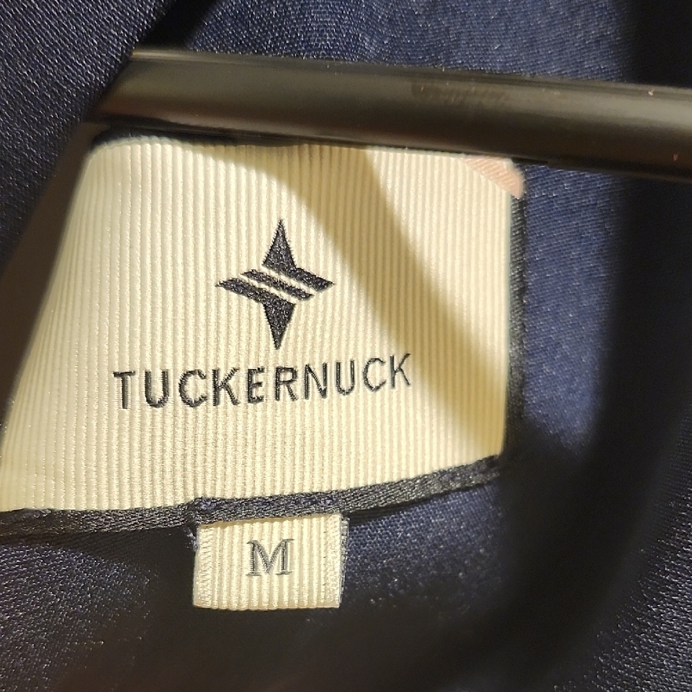 Tuckernuck Navy Ruffle Neck Mini Dress - Picture 2 of 6